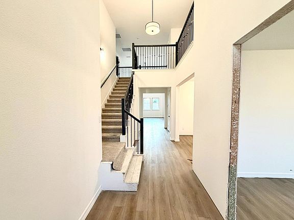 Construction progress - entryway
