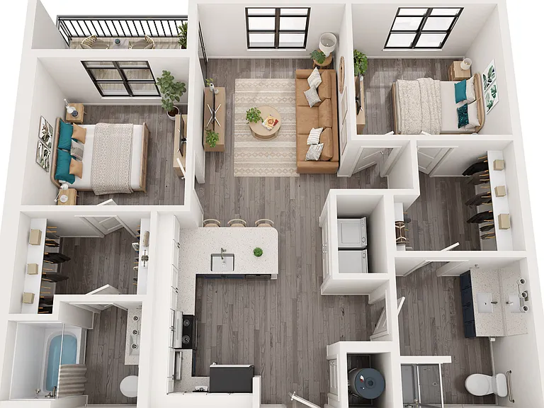 B1.1 floor plan Bowery West