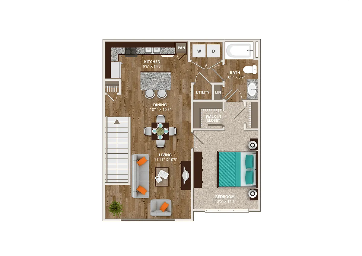 Floor plan A1D
