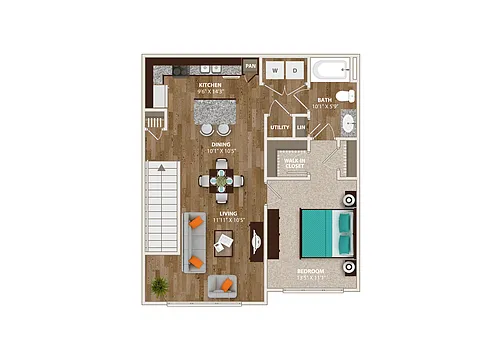 Floor plan A1D