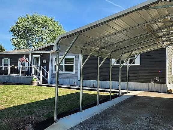 Front through carport