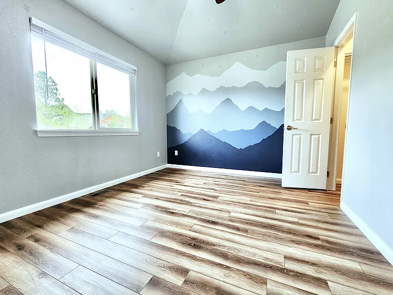 Second bedroom upper floor a walk in closet