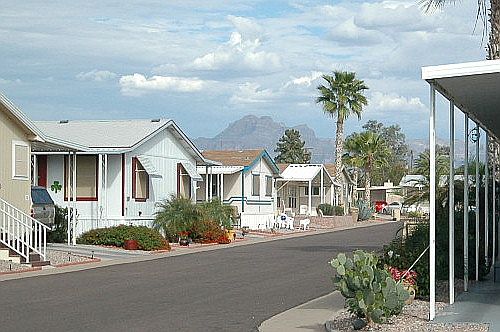 Furnished Home with Superstition Mountain Views in Gated 55+ Park (Pets Welcome)