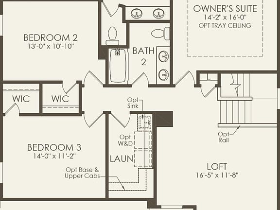 Second Floor 3 br 2.5 ba