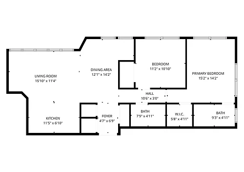 Floor plan 2115 - 2BR