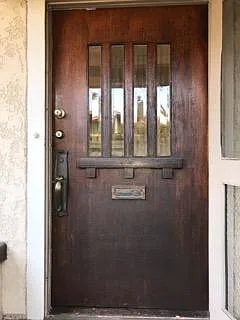 Original front door - 367 Junipero Ave