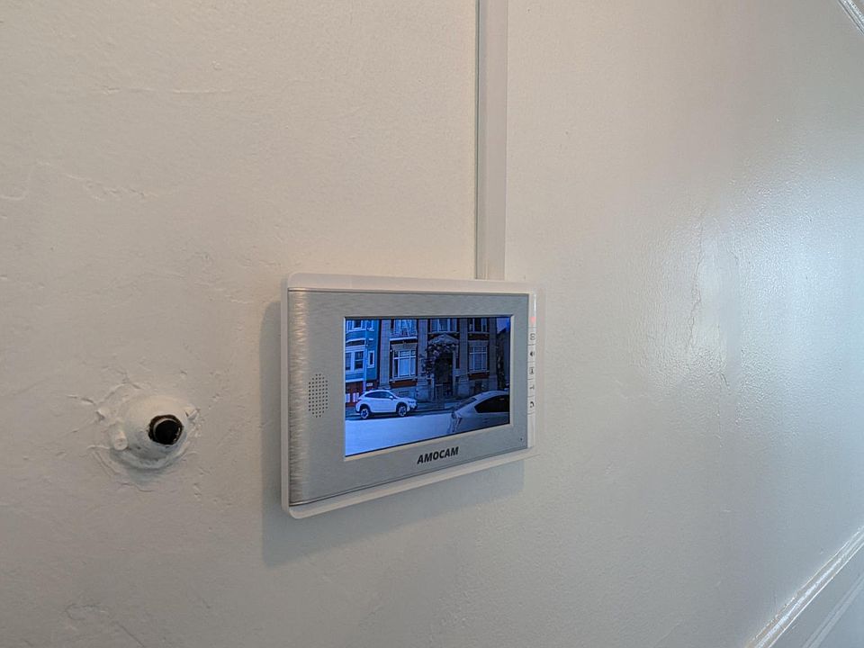 Security Gate Camera, Intercom and Remote Opener for the entry gate