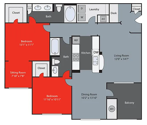 Floor plan B3