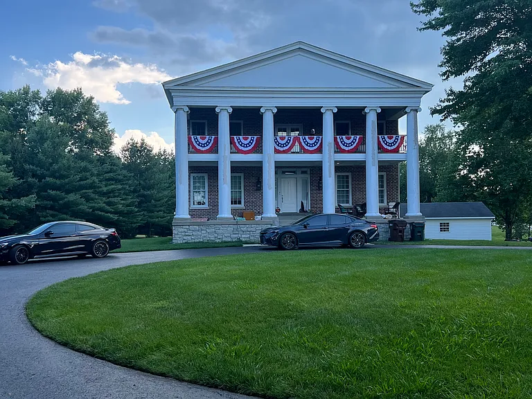 Front of main house