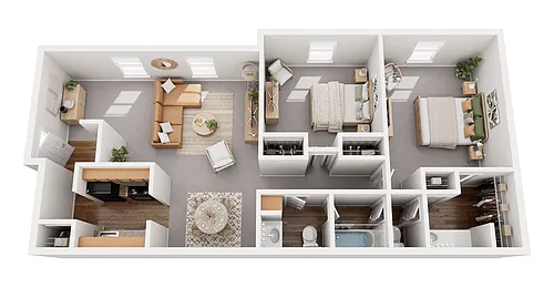 Floor plan 2 br large