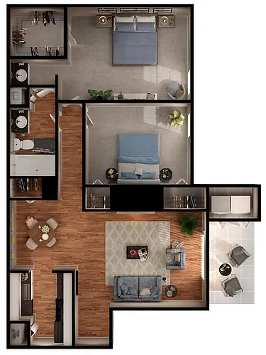 Floor plan ER