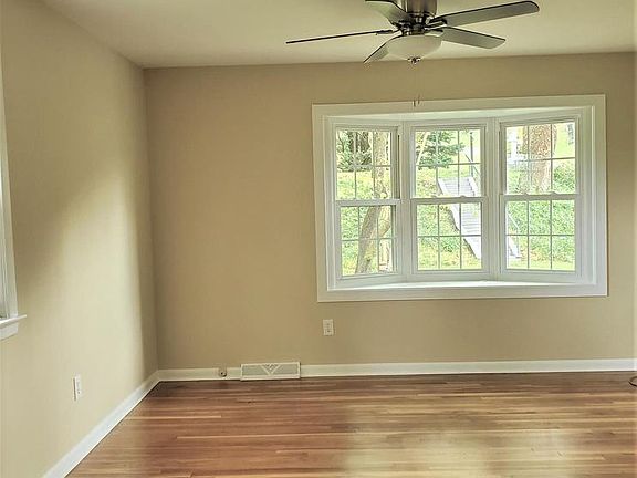 Bay window in master bedroom
