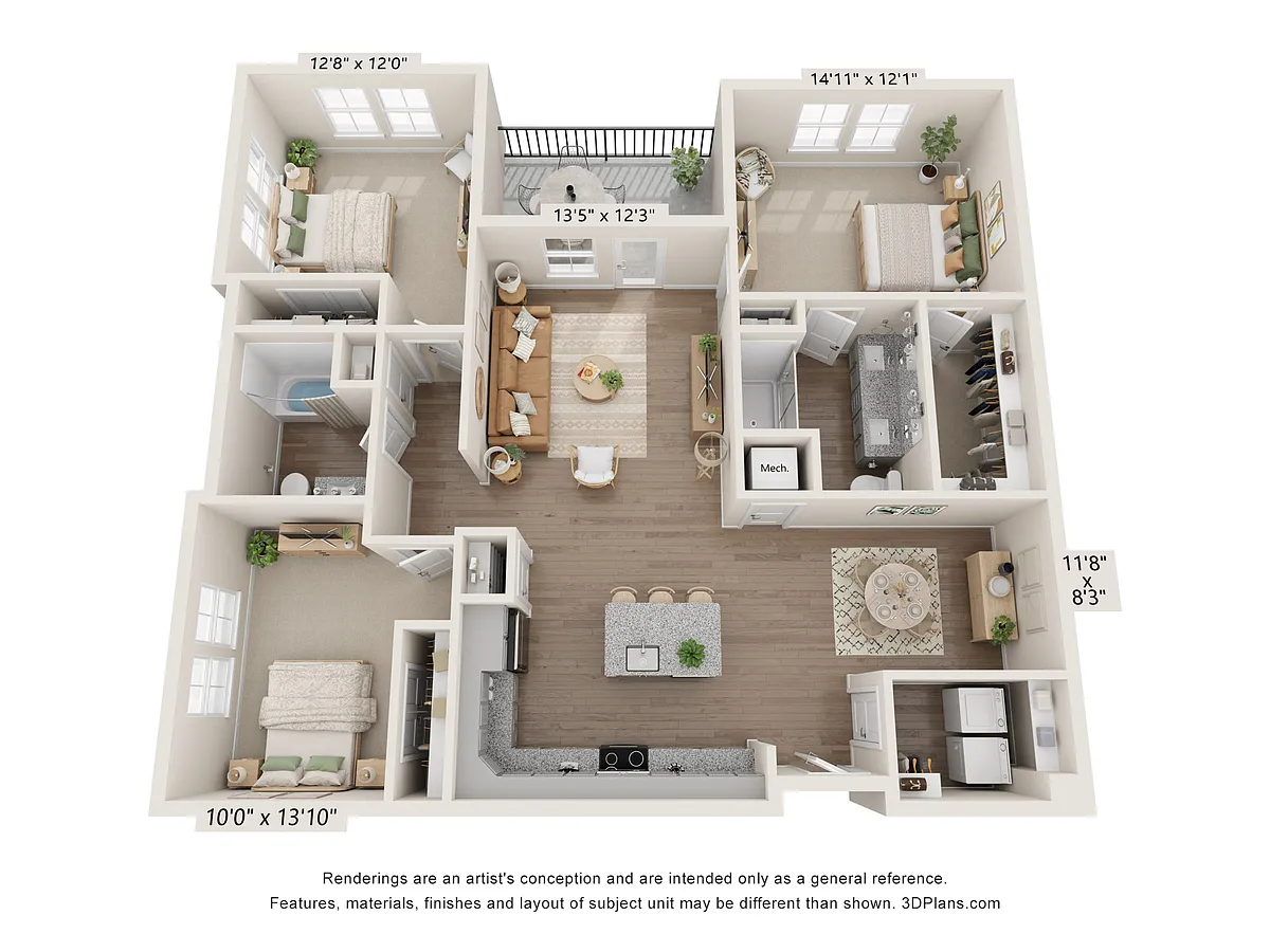 Floor plan Sandburg
