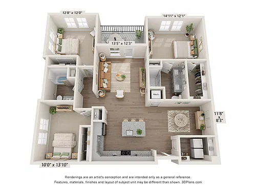 Floor plan Sandburg