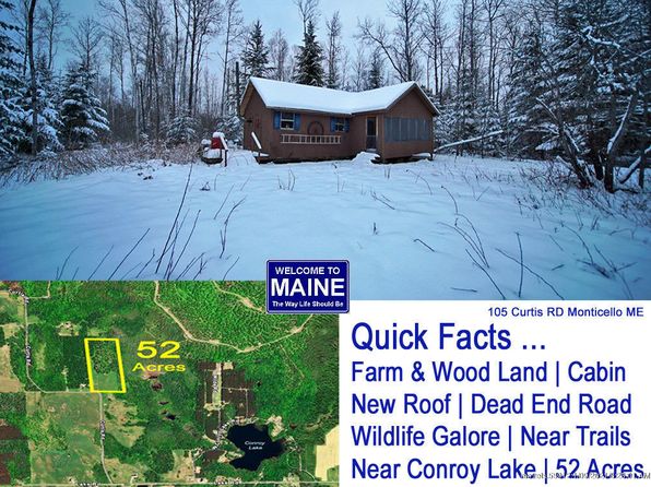 105 Curtis Rd Monticello Me 04760 Zillow