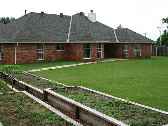 Back yard with Gardens