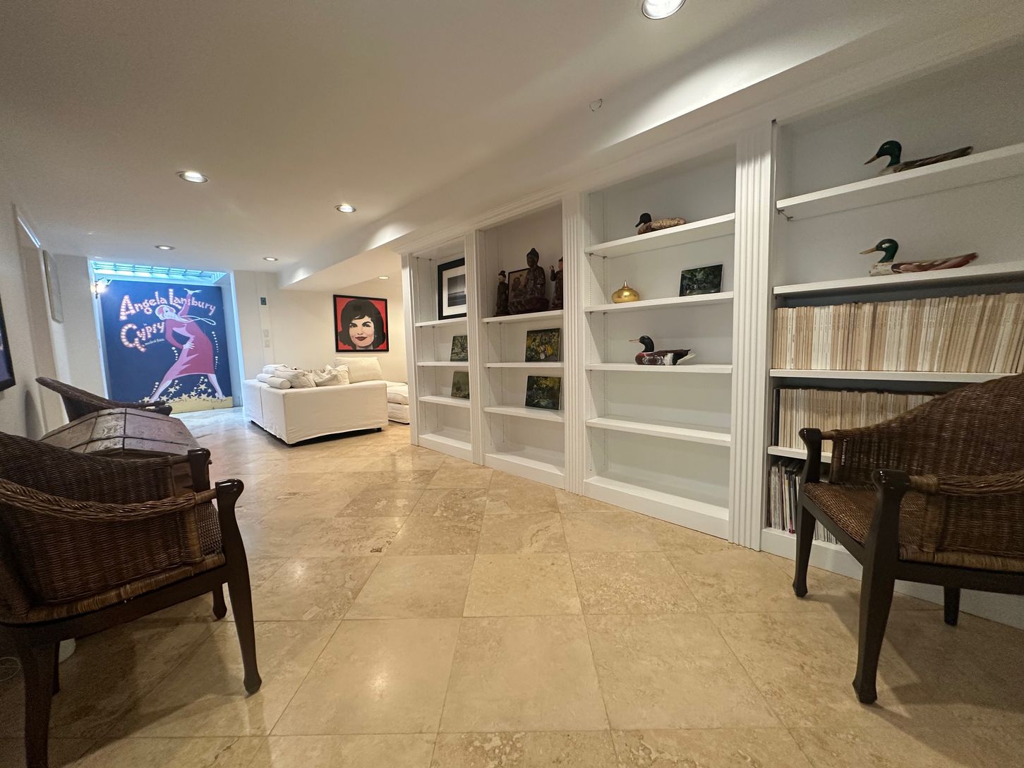  lower level tv/media room