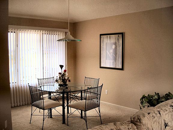 Formal dining area which walks out to the large deck.