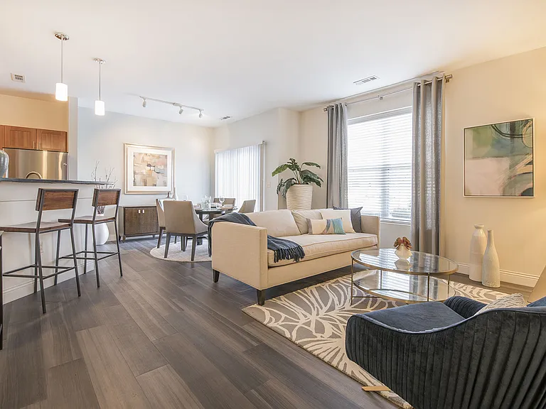 Living Room & Kitchen Flow