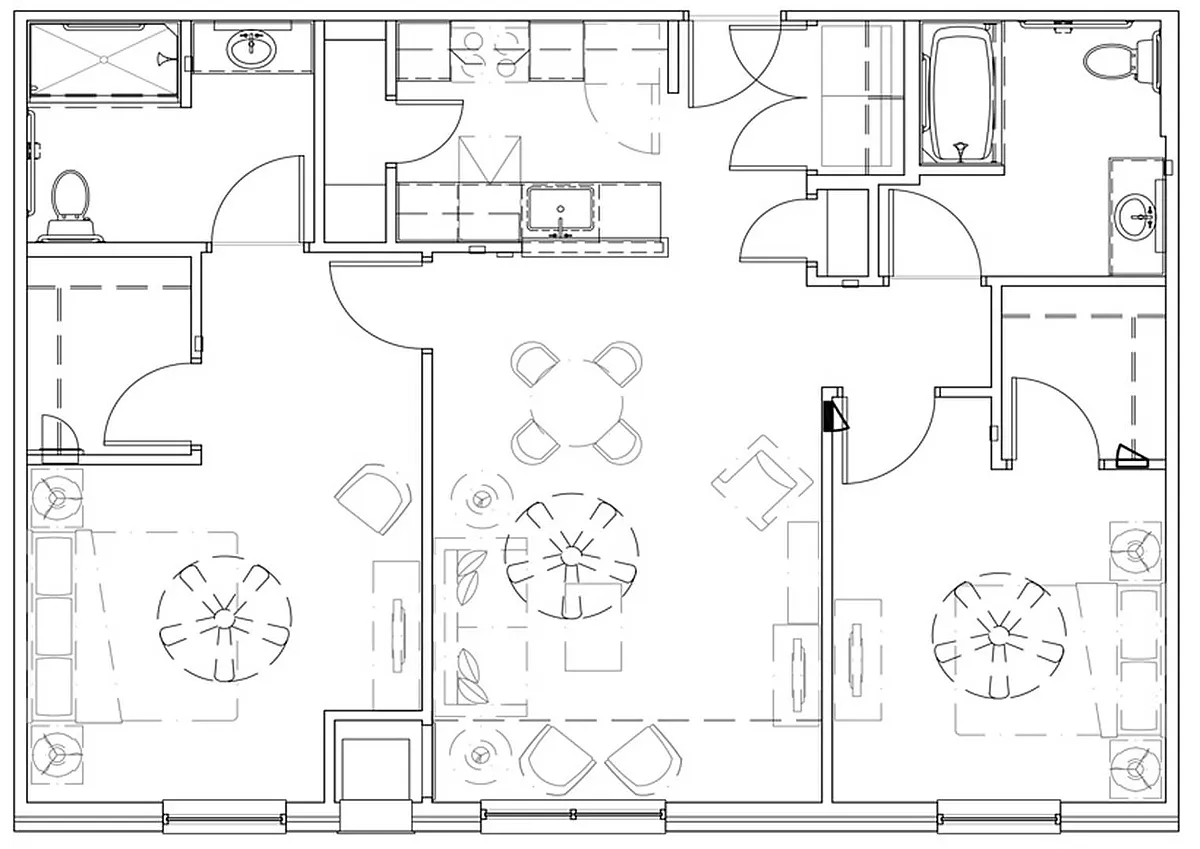 Floor plan 2 Bedroom