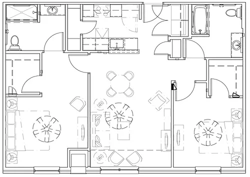Floor plan 2 Bedroom