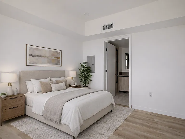 Certain photos may include virtual staging for illustrative purposes only. Furniture and decor shown are not included in the lease. No structural changes, alterations to layout, finishes, fixtures, or views have been made to the unit.