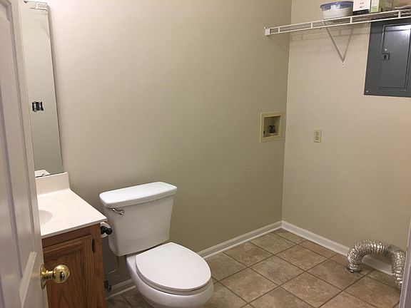 Half bath and laundry