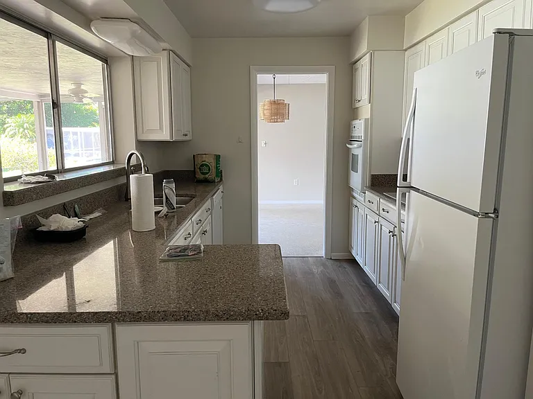 Kitchen with LVP flooring
