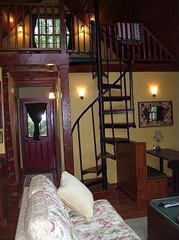 Spiral Staircase to Loft