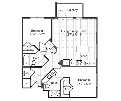 Floor plan B5-1056