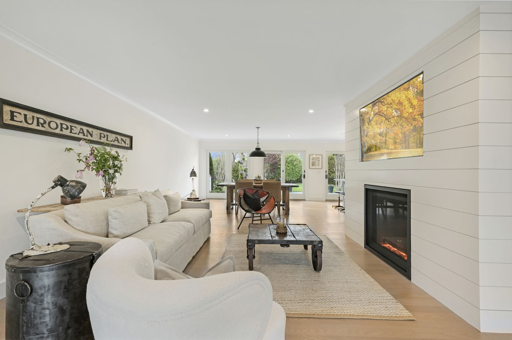  Open Living with New Gas Fireplace