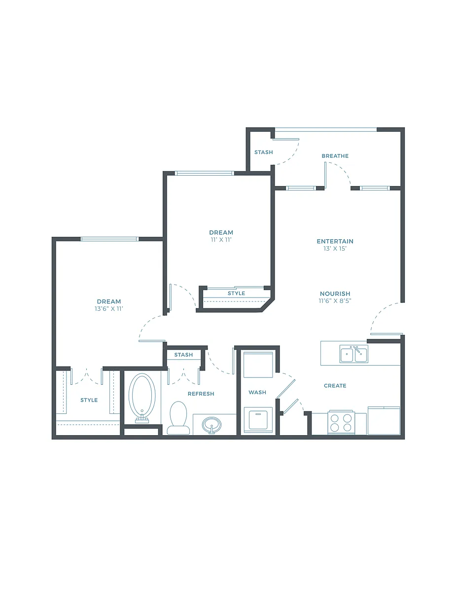 Floor plan B1