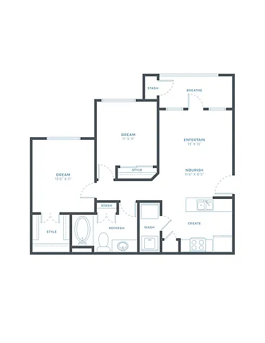 Floor plan B1
