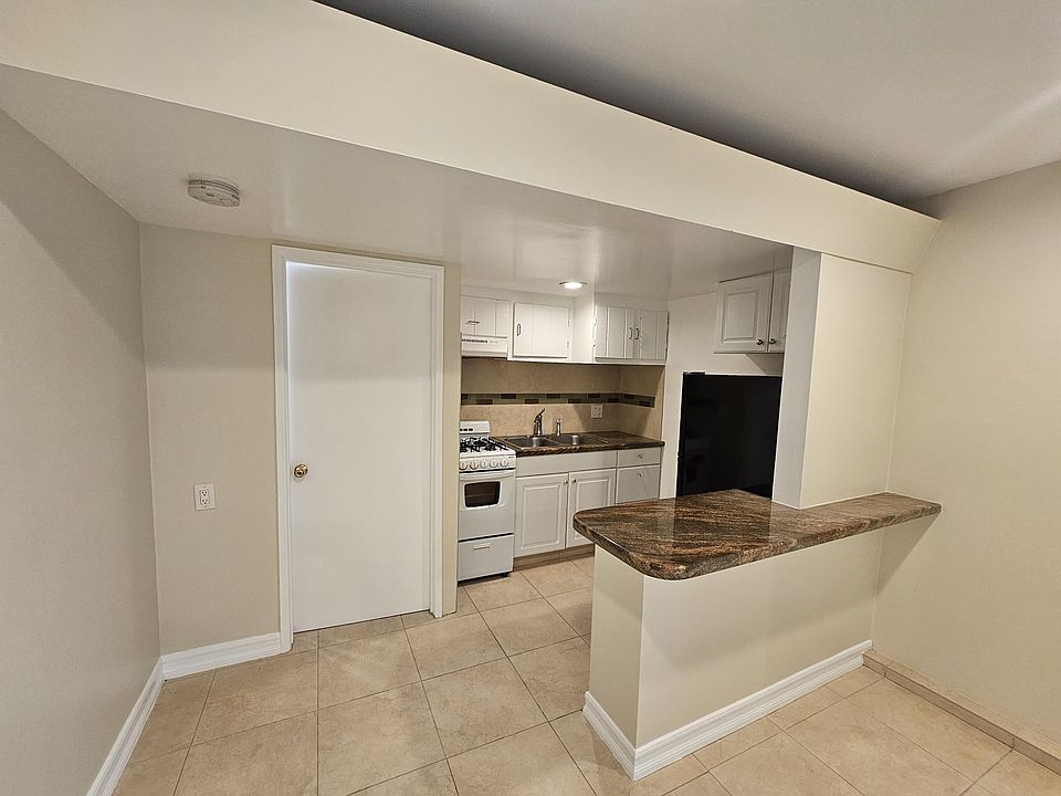 efficient kitchen area and bar