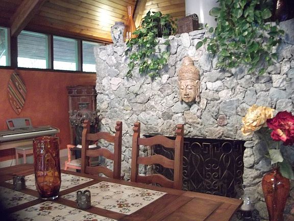 Double Sided Fireplace