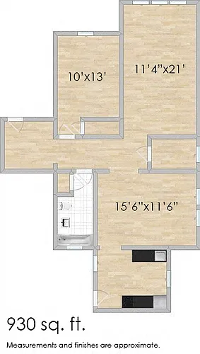 Floor plan 250 Washington
