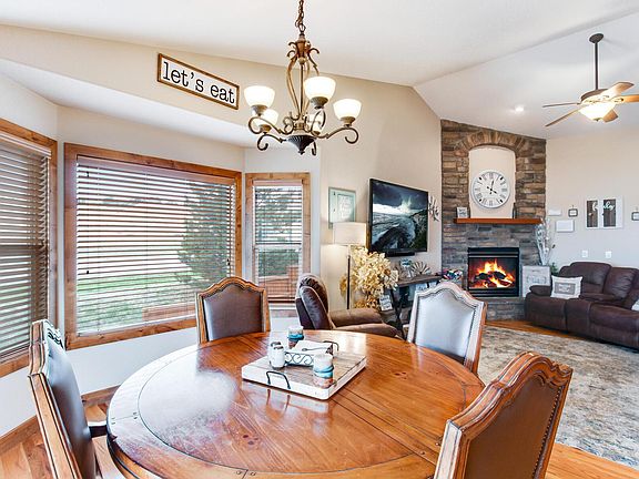 Dining Room with Large Bay Windows