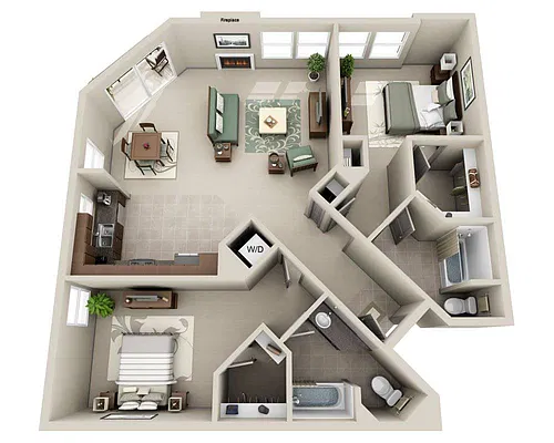 Floor plan Pacifica (B2B-R)