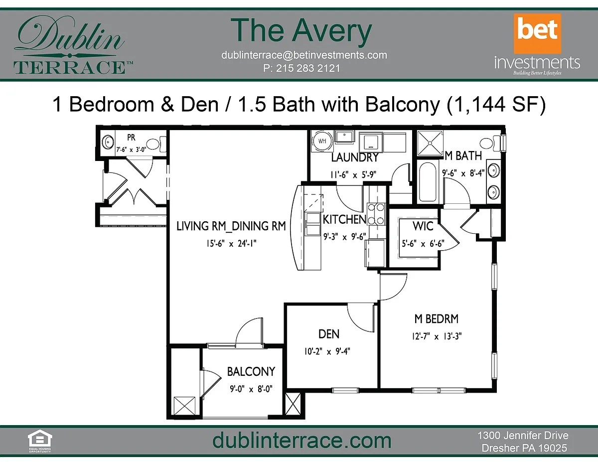 Floor plan Avery