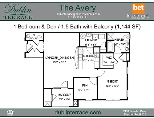 Floor plan Avery