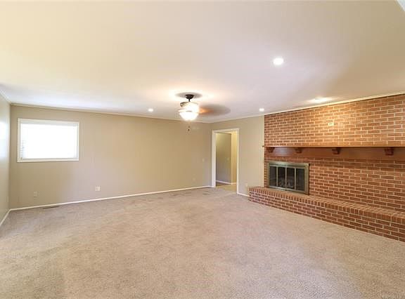 Formal Living Room and Formal Dining area from Den