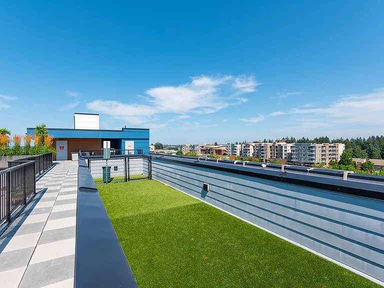 Because pets are family_Central Bark is our rooftop off-leash dog run designed for everything from quick potty breaks to full-on zoomie sessions, all without leaving home.