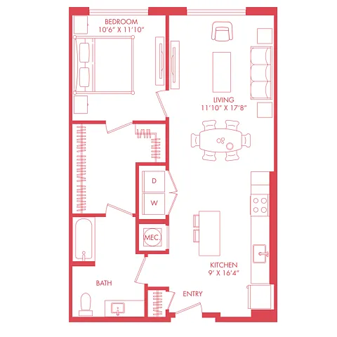 Floor plan A16A