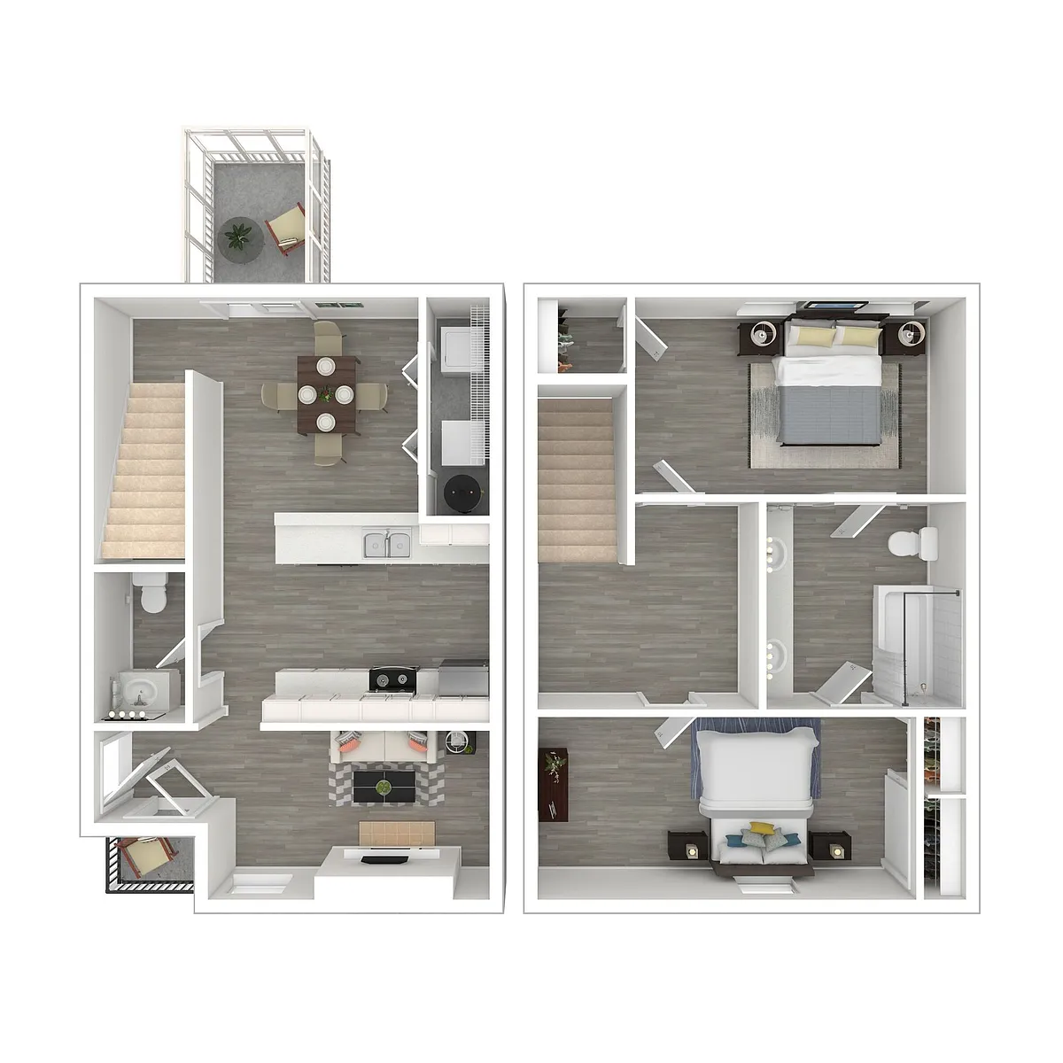 Floor plan The Primrose - Townhome