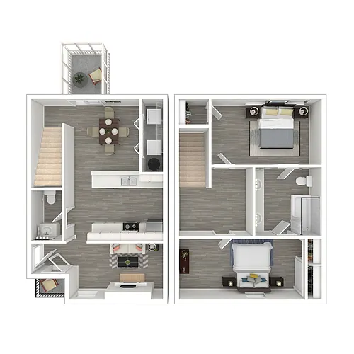 Floor plan The Primrose - Townhome
