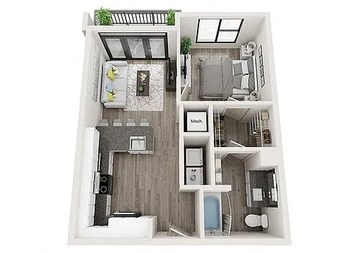 Floor plan A4-A