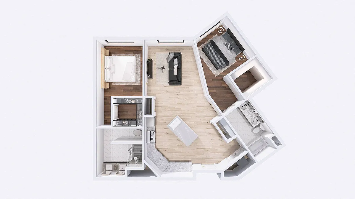 Floor plan Monastery II