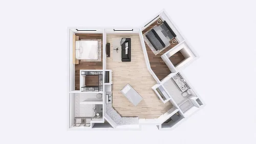 Floor plan Monastery II