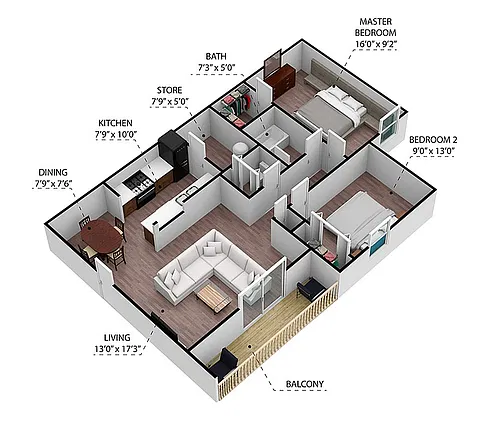 Floor plan The Windsor