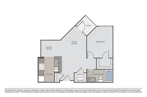 Floor plan Plan 1B